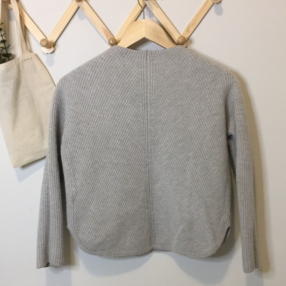 Grey Aritzia Babaton Chalmers High Neck Sweater Size Medium - Picture 7 of 9